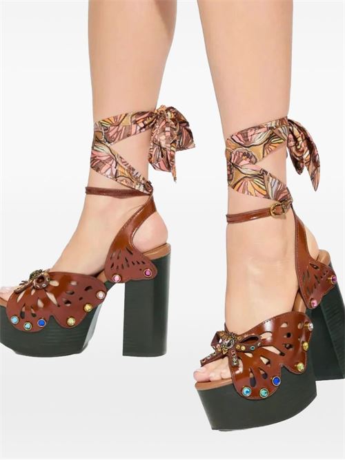 Sandalo donna con zeppa Butterfly KURT GEIGER London | 5596931109.